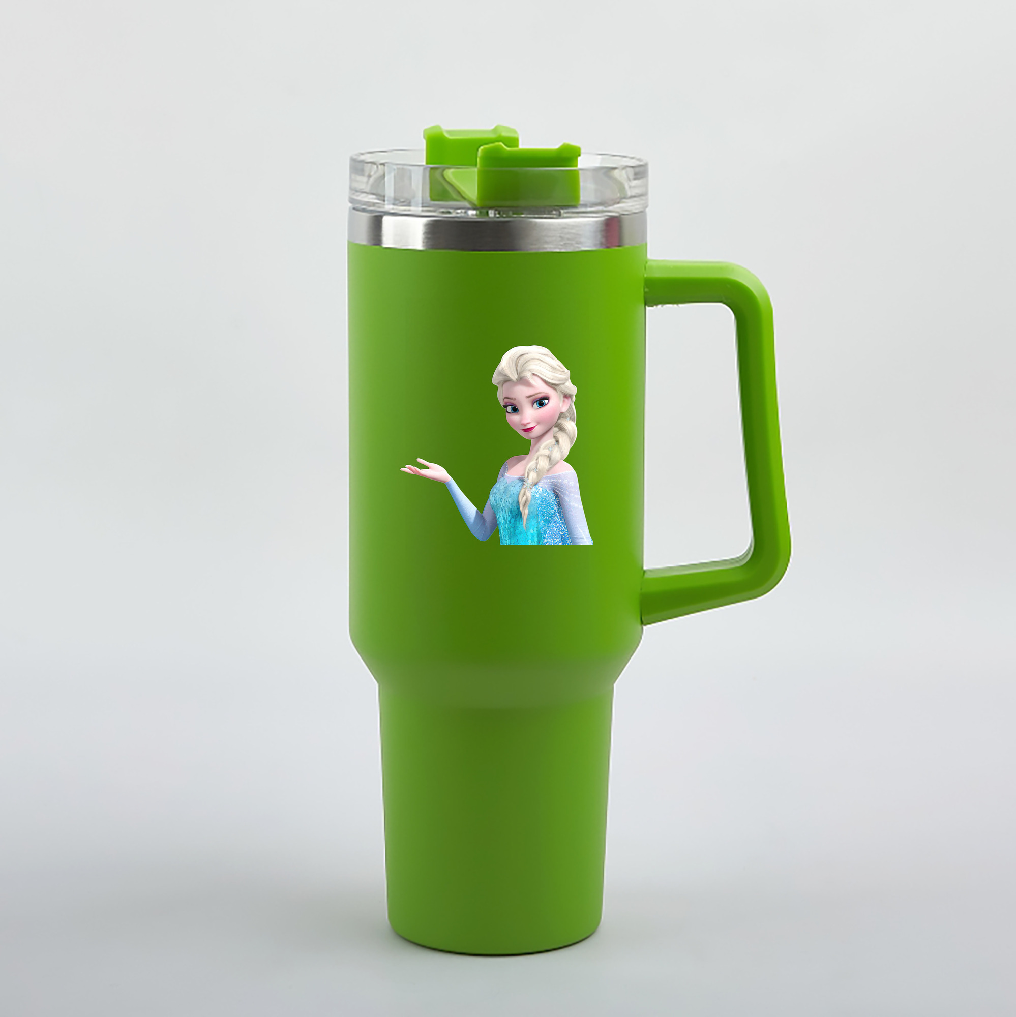 （画像用） アナと雪の女王 アンナ エルサ Frozen Anna Elsa 1200mL車用タンブラー（カラープリント）